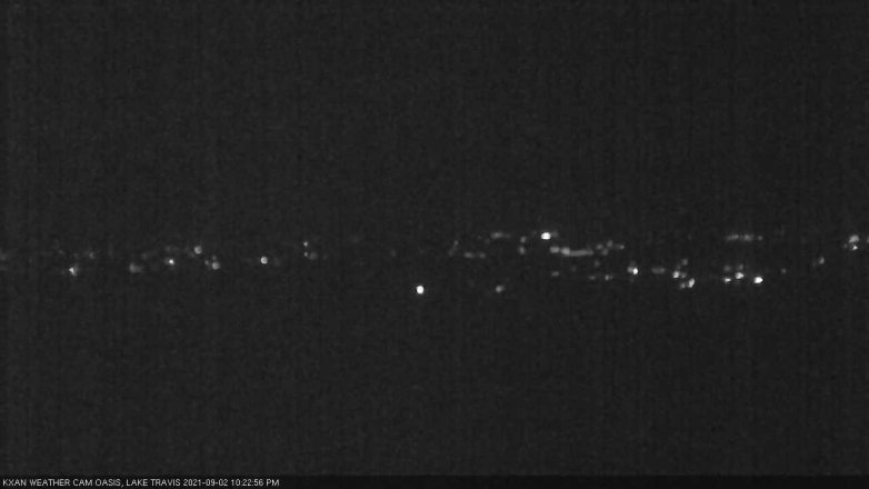 Lake Travis webcam, September 2, 2021 10:25 PM CT