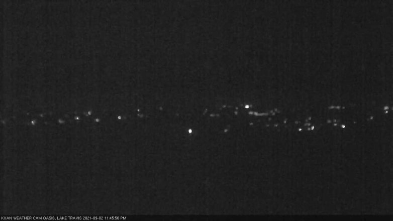 Lake Travis webcam, September 2, 2021 11:45 PM CT