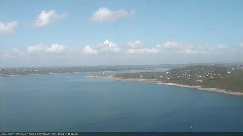 Lake Travis webcam, September 3, 2021 10:45 AM CT