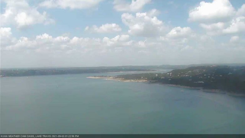 Lake Travis webcam, September 3, 2021 1:25 PM CT