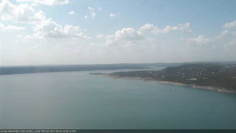 Lake Travis webcam, September 3, 2021 4:00 PM CT