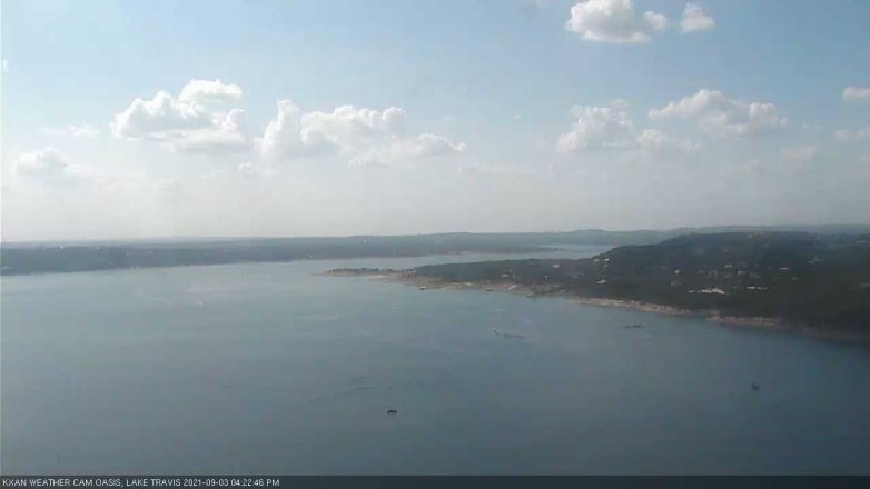 Lake Travis webcam, September 3, 2021 4:25 PM CT