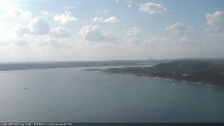 Lake Travis webcam, September 3, 2021 4:45 PM CT