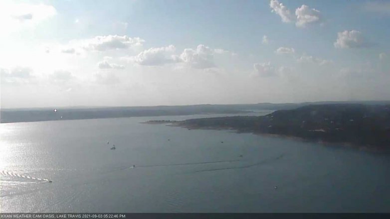 Lake Travis webcam, September 3, 2021 5:25 PM CT