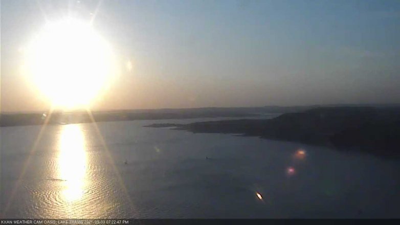 Lake Travis webcam, September 3, 2021 7:25 PM CT