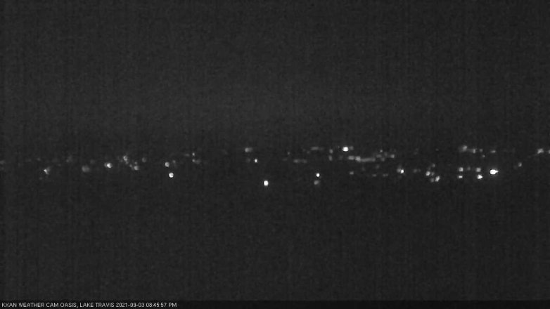 Lake Travis webcam, September 3, 2021 8:45 PM CT