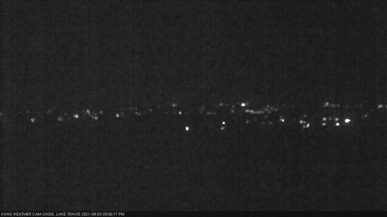 Lake Travis webcam, September 3, 2021 9:00 PM CT