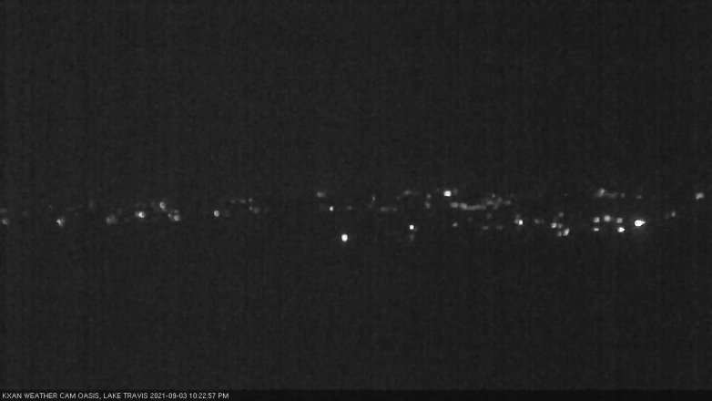 Lake Travis webcam, September 3, 2021 10:25 PM CT