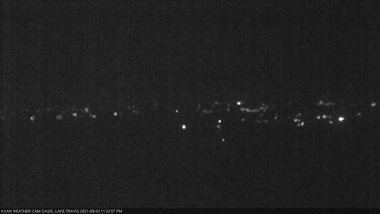 Lake Travis webcam, September 3, 2021 11:25 PM CT