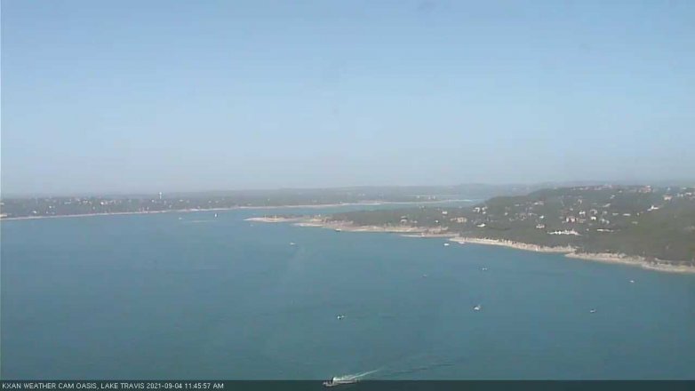 Lake Travis webcam, September 4, 2021 11:45 AM CT