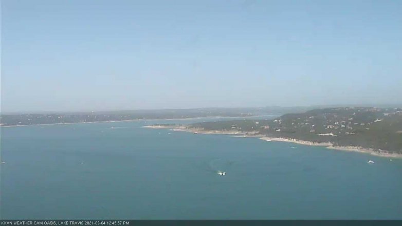 Lake Travis webcam, September 4, 2021 12:45 PM CT
