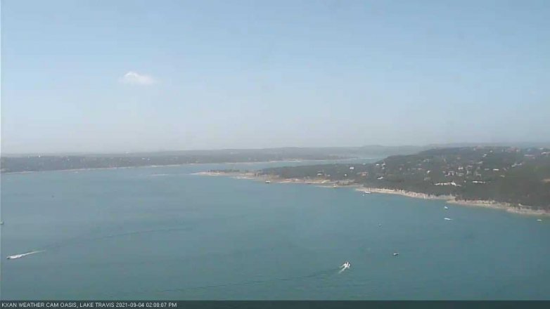 Lake Travis webcam, September 4, 2021 2:00 PM CT