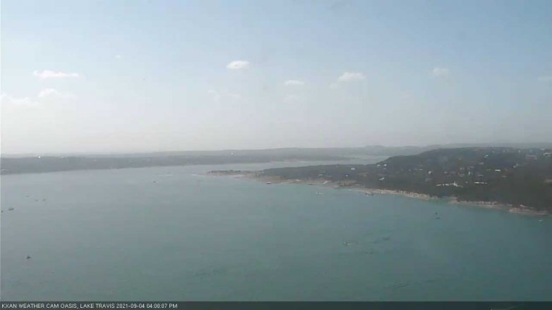 Lake Travis webcam, September 4, 2021 4:00 PM CT