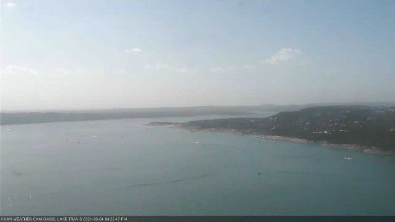 Lake Travis webcam, September 4, 2021 4:25 PM CT