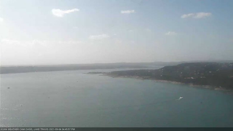 Lake Travis webcam, September 4, 2021 4:45 PM CT