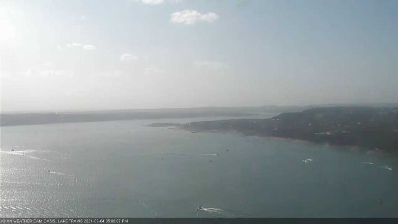 Lake Travis webcam, September 4, 2021 5:00 PM CT