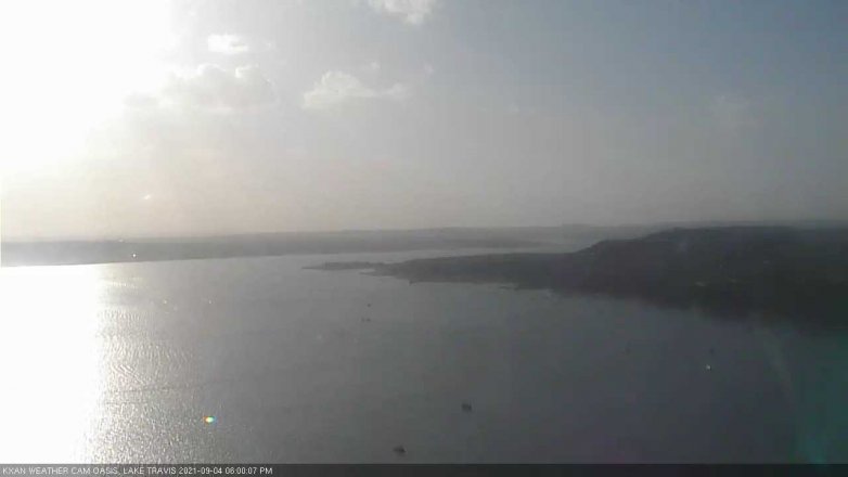 Lake Travis webcam, September 4, 2021 6:00 PM CT