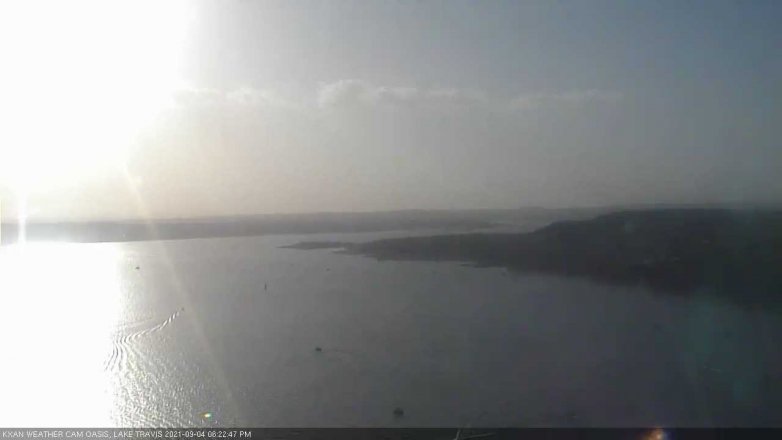 Lake Travis webcam, September 4, 2021 6:25 PM CT