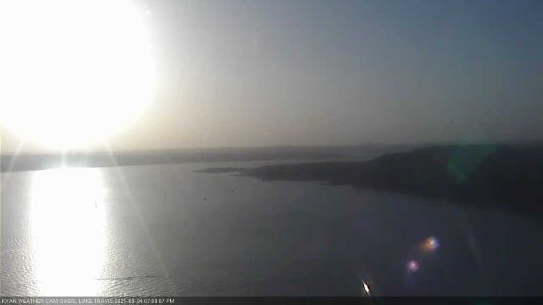 Lake Travis webcam, September 4, 2021 7:00 PM CT