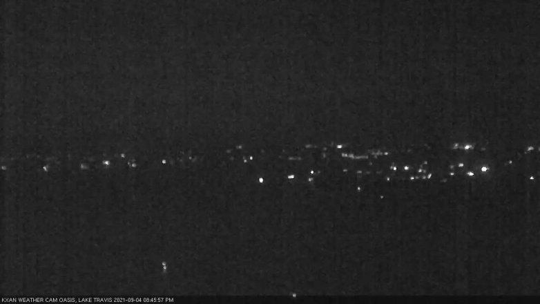 Lake Travis webcam, September 4, 2021 8:45 PM CT