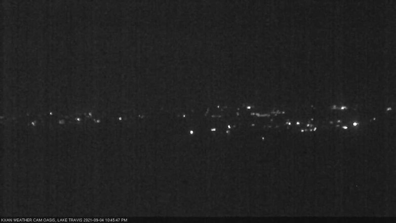 Lake Travis webcam, September 4, 2021 10:45 PM CT