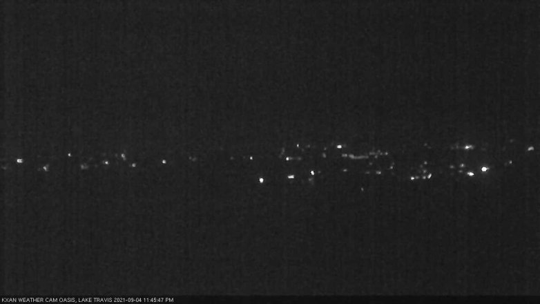 Lake Travis webcam, September 4, 2021 11:45 PM CT