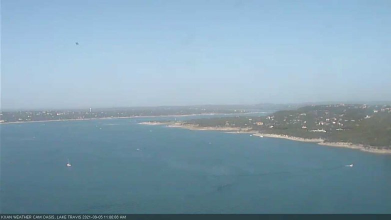 Lake Travis webcam, September 5, 2021 11:00 AM CT