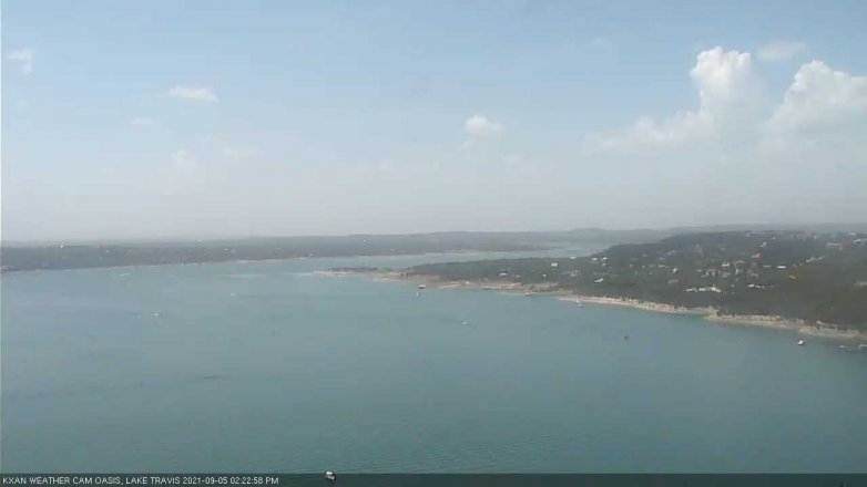 Lake Travis webcam, September 5, 2021 2:25 PM CT