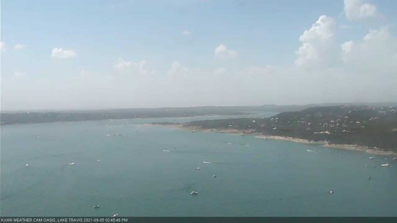 Lake Travis webcam, September 5, 2021 2:45 PM CT