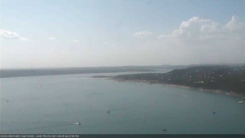 Lake Travis webcam, September 5, 2021 4:25 PM CT