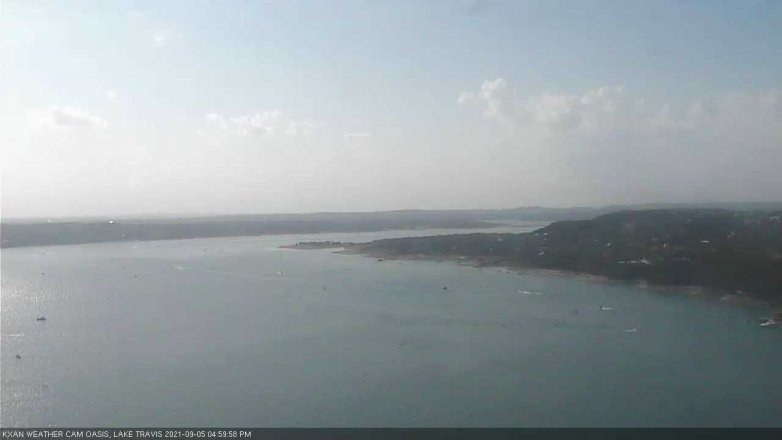 Lake Travis webcam, September 5, 2021 5:00 PM CT