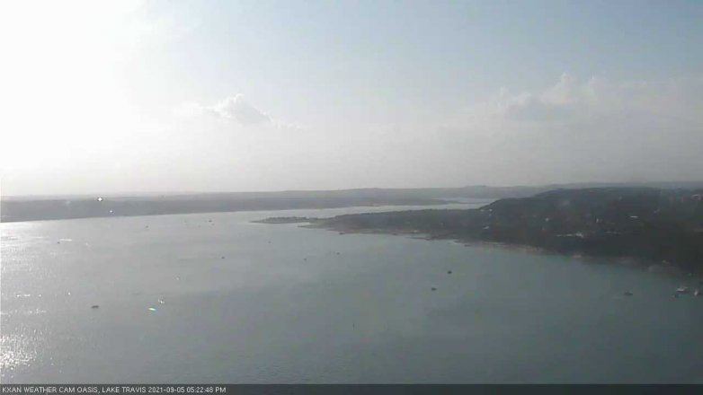 Lake Travis webcam, September 5, 2021 5:25 PM CT