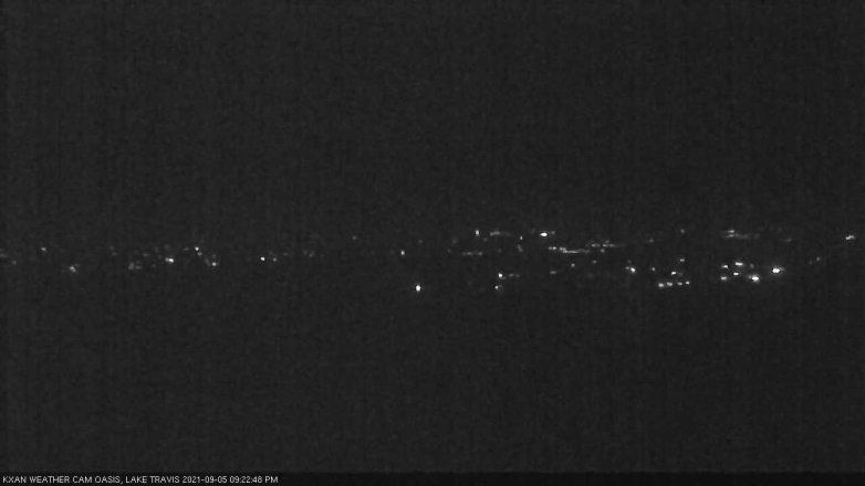 Lake Travis webcam, September 5, 2021 9:25 PM CT