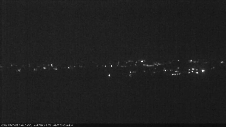 Lake Travis webcam, September 5, 2021 9:45 PM CT