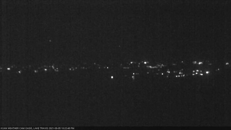 Lake Travis webcam, September 5, 2021 10:25 PM CT