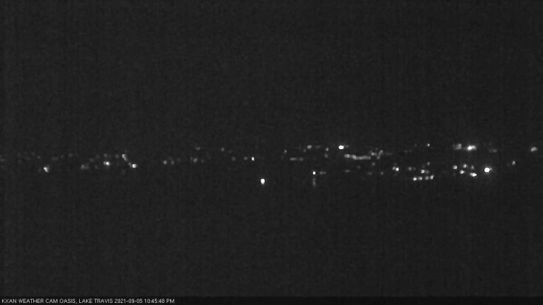 Lake Travis webcam, September 5, 2021 10:45 PM CT