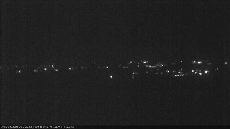 Lake Travis webcam, September 5, 2021 11:00 PM CT