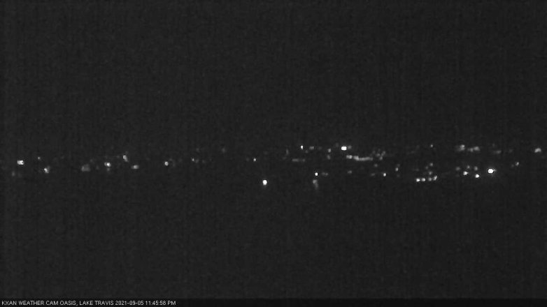 Lake Travis webcam, September 5, 2021 11:45 PM CT