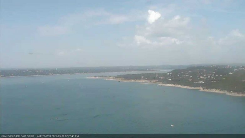 Lake Travis webcam, September 6, 2021 12:25 PM CT