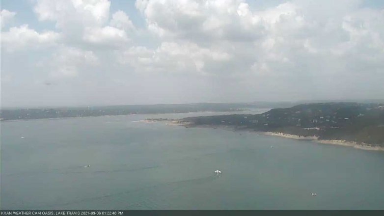 Lake Travis webcam, September 6, 2021 1:25 PM CT