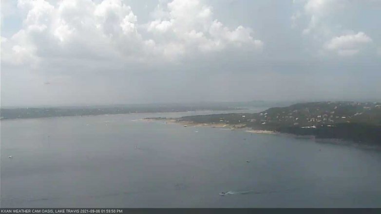 Lake Travis webcam, September 6, 2021 2:00 PM CT