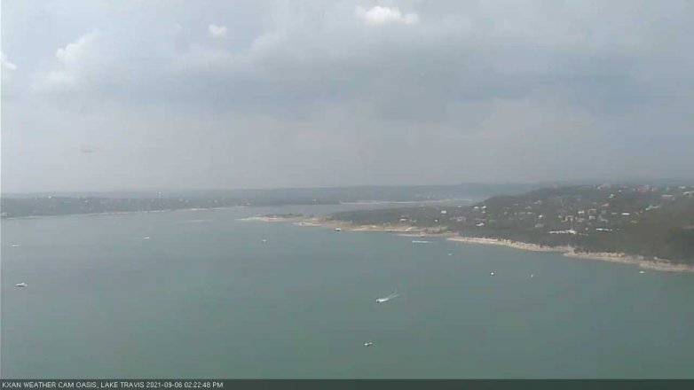 Lake Travis webcam, September 6, 2021 2:25 PM CT