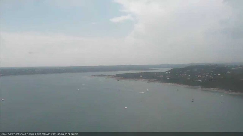 Lake Travis webcam, September 6, 2021 3:00 PM CT