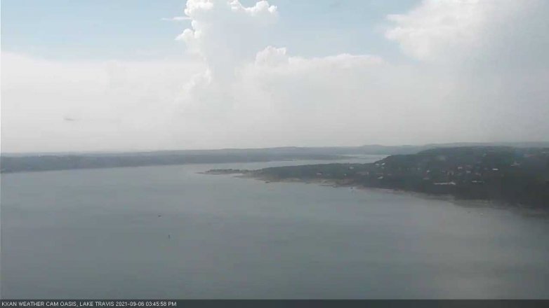 Lake Travis webcam, September 6, 2021 3:45 PM CT