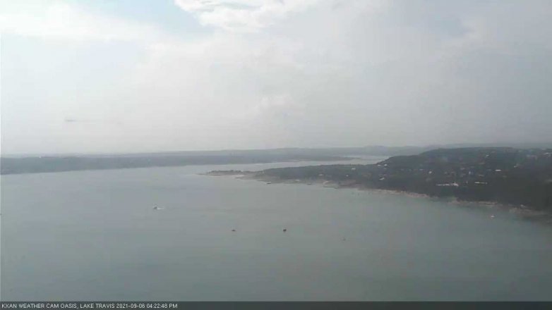 Lake Travis webcam, September 6, 2021 4:25 PM CT