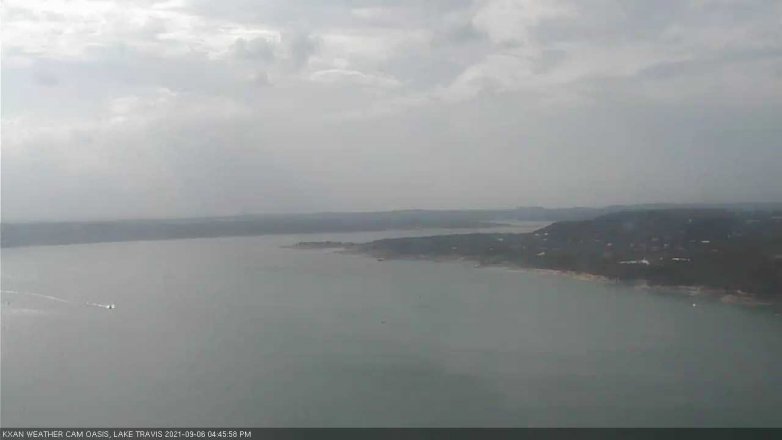 Lake Travis webcam, September 6, 2021 4:45 PM CT