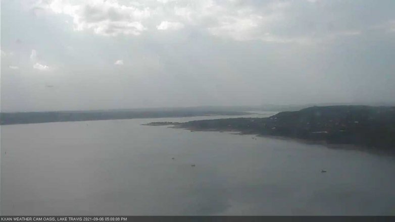 Lake Travis webcam, September 6, 2021 5:00 PM CT