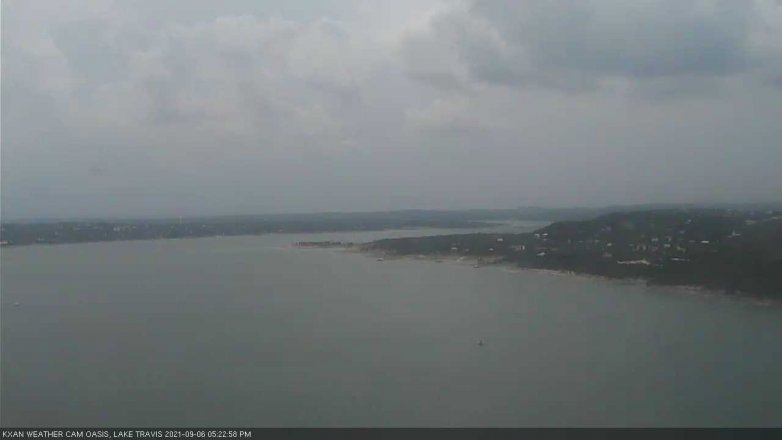 Lake Travis webcam, September 6, 2021 5:25 PM CT
