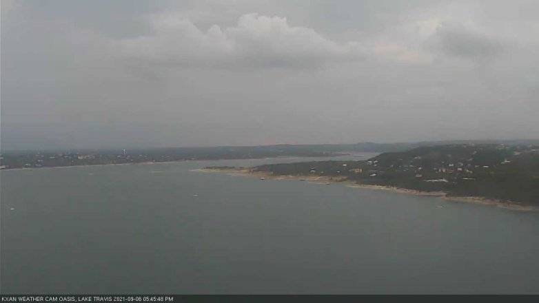 Lake Travis webcam, September 6, 2021 5:45 PM CT