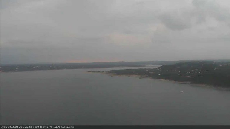 Lake Travis webcam, September 6, 2021 6:00 PM CT
